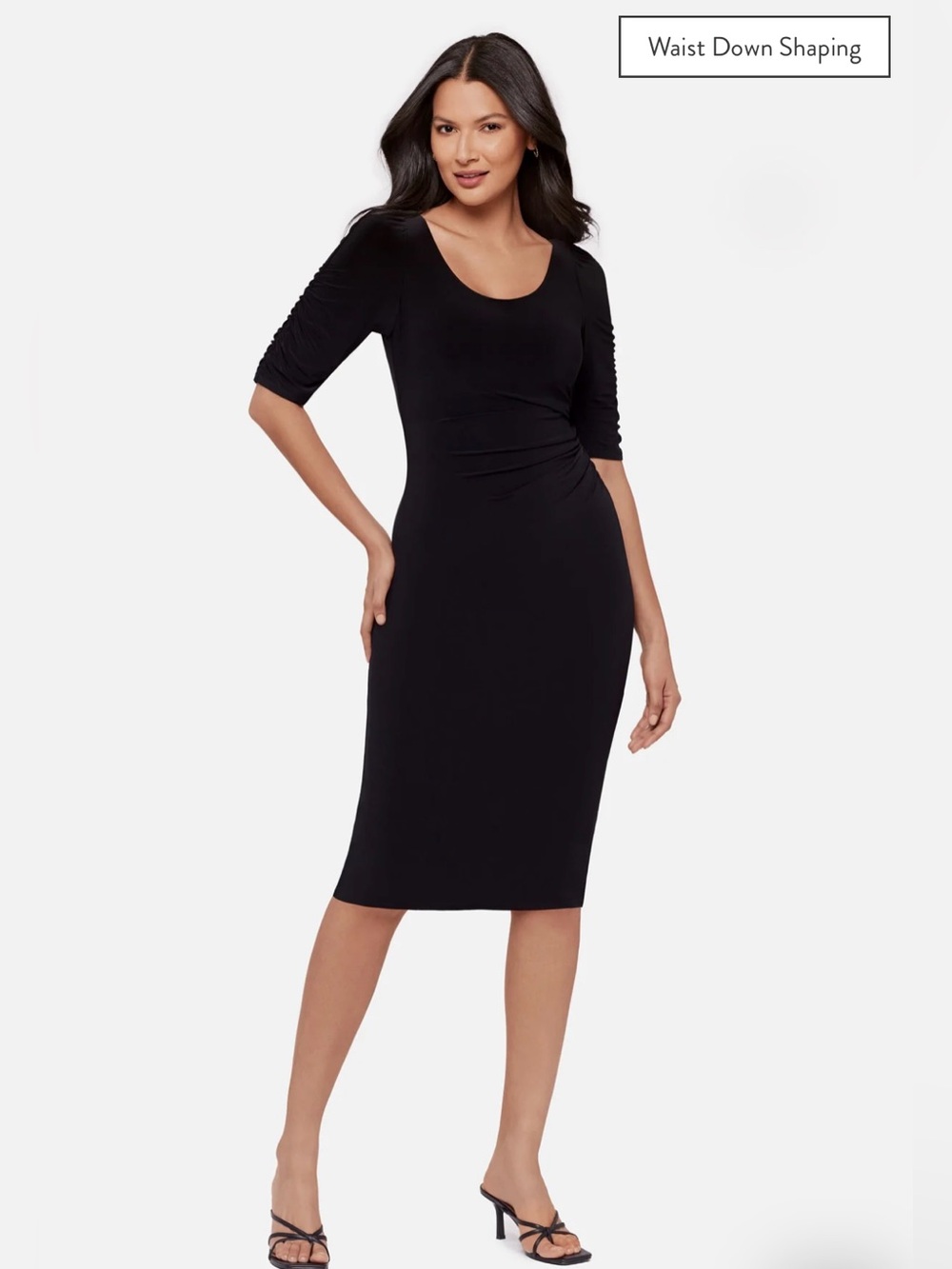 Miraclesuit Lumi Shaping Dress in Black - Size L